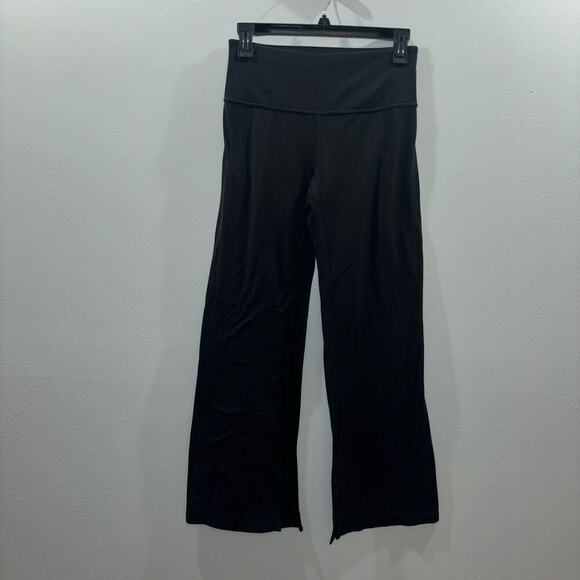 Athleta Barre Kickflare Cropped Pants in Black Size Small - Picture 1 of 15